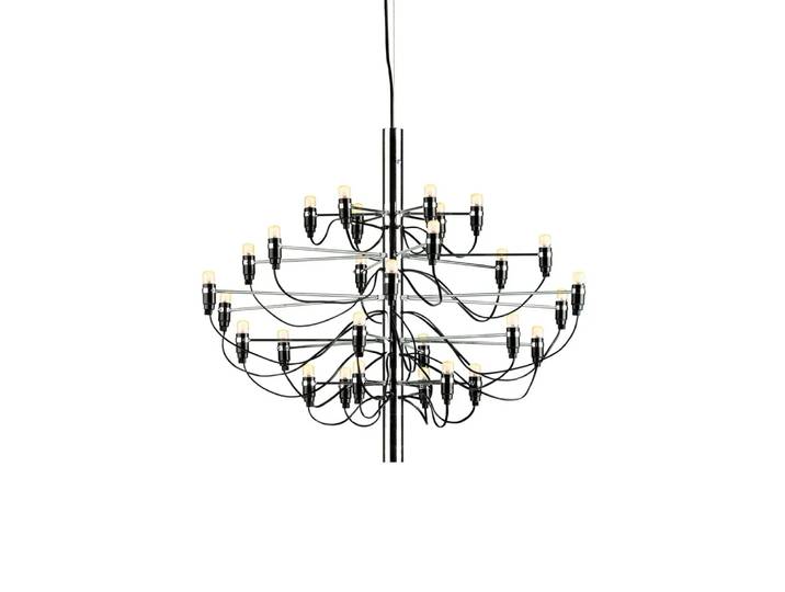 Flos 2097 Sarfatti Kronleuchter Krom 30 Leuchten