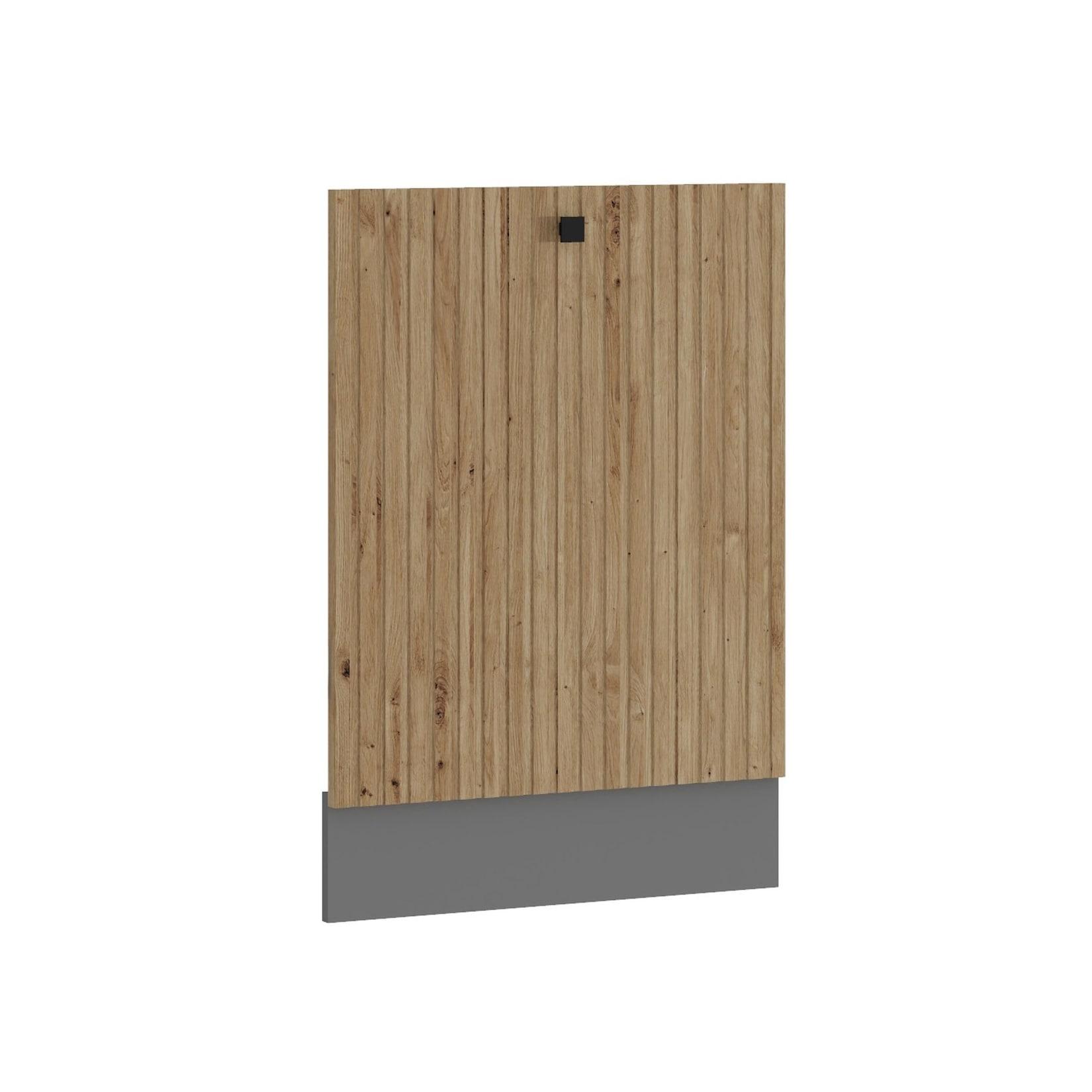 Frontblende vollintegrierten Geschirrspüler 60cm Küche AVA Artisan Lamellenoptik