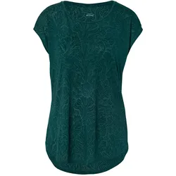 Tchibo - Sportshirt - Damen - Gr. S - petrol/print