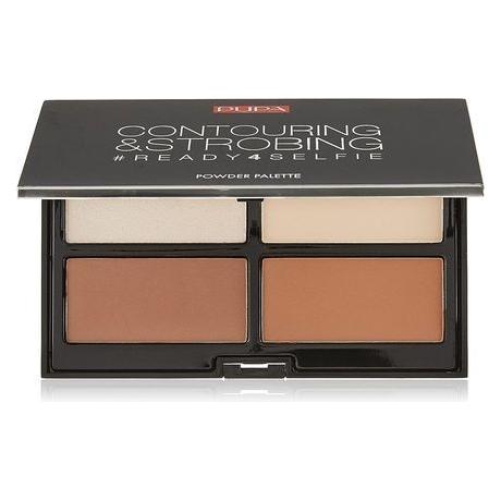 Pupa Milano Contouring & Strobing Palette Ready 4 Selfie Light Skin (#001 Light) (050077A001)