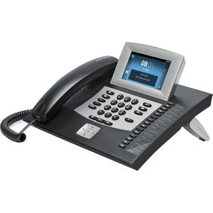Auerswald Telefon COMfortel 2600 IP, schwarz, schnurgebunden, mit Anrufbeantworter