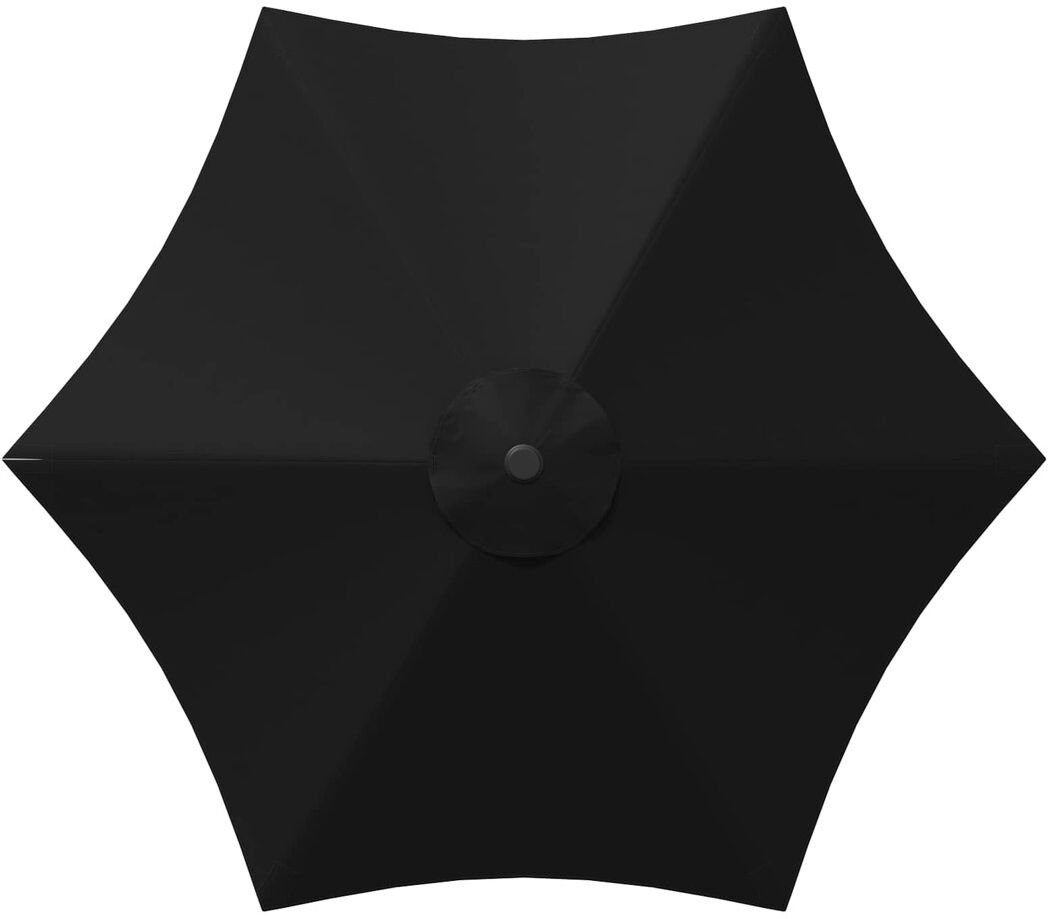 Freeport Park 226 cm W X 226 cm D Balcony Parasol with Manual Lift Black 223cm H X 226cm W X 226cm D