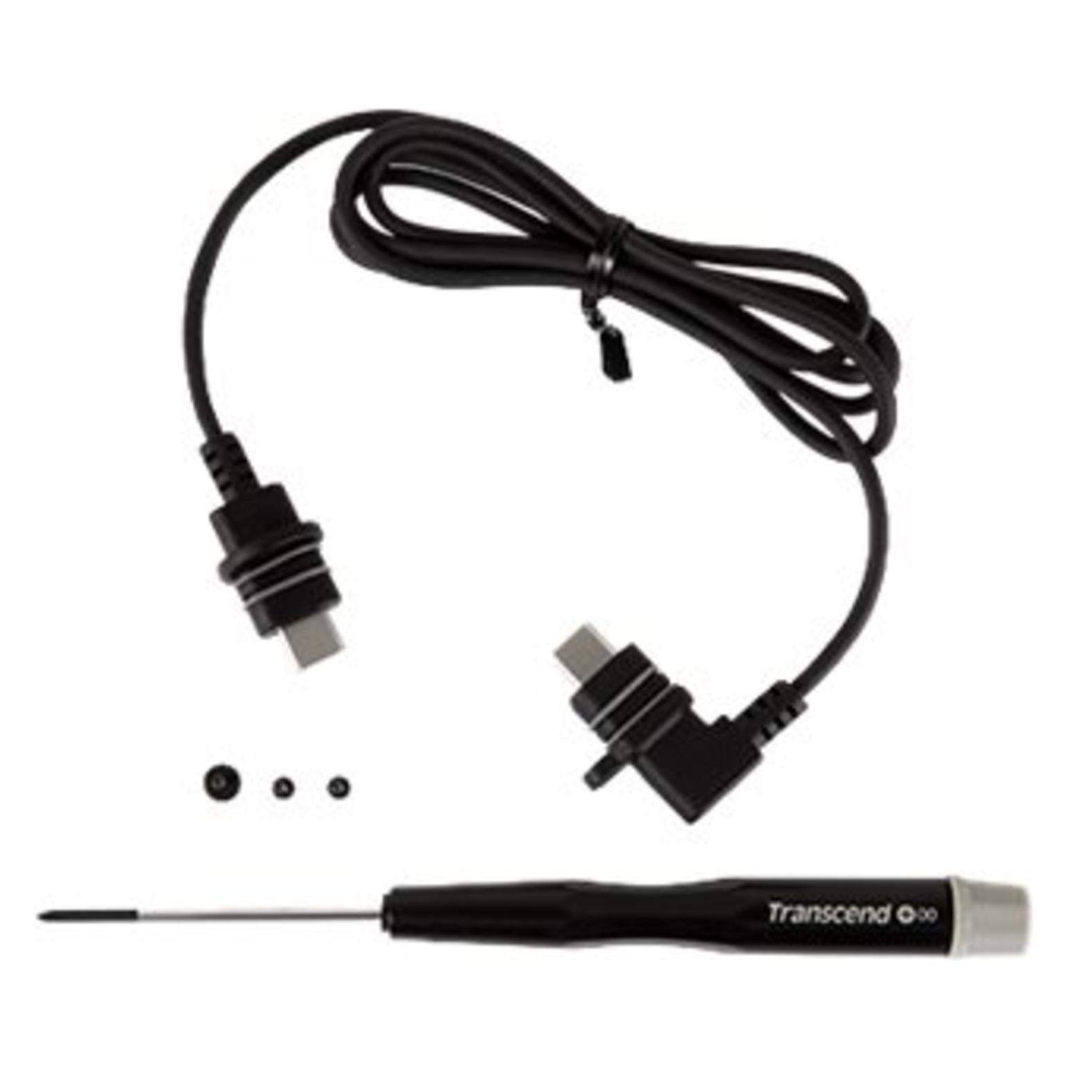 Transcend TS-DBK3, Zubehör-Set, Schwarz, 1 m,, DrivePro Body 60, 73 g (TS-DBK3)