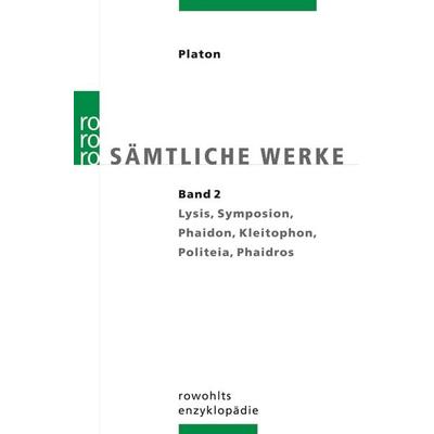 Sämtliche Werke 2, Taschenbuch von Platon, Rowohlt Taschenbuch, 978-3-499-55562-6