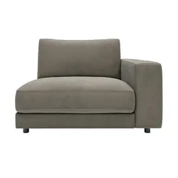 Jette Home Element Einsitzer Armlehne rechts Modulsofa Sila ¦ grau ¦ Maße (cm): B: 125 H: 85 T: 127.0