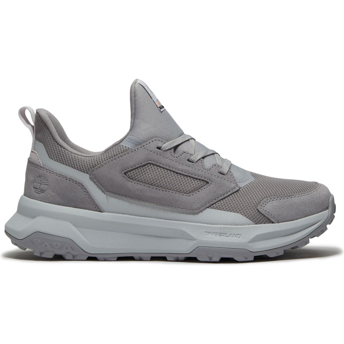 Timberland Mens Low Lace UP Sneaker light grey mesh 7 Wide Fit TB0A27BSA1C1-7-Wide Fit