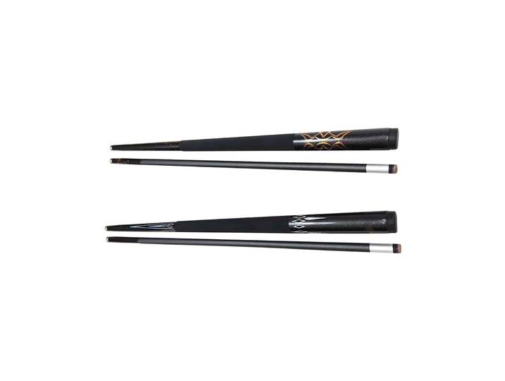 Queue de billard en deux parties avec fût en fibre de carbone, embout de 13 mm, pour hommes, femmes, divertissement à domicile ou en club