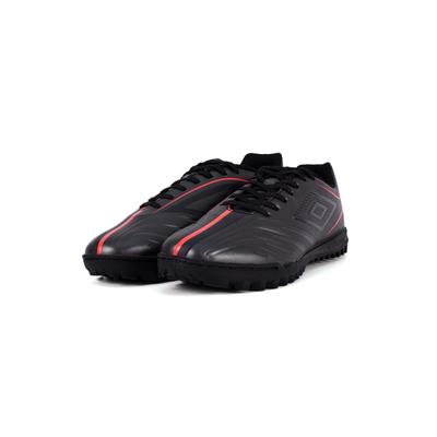Sneaker UMBRO "Umbro UMBRO TOCCO VI SQUAD TF", Herren, Gr. 45, schwarz (schwarz, schwarz, lava pink), Polyurethan, Schuhe Sneaker