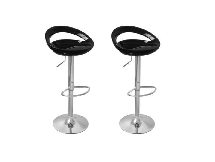Lot de 2 tabourets design Jess Noir -
