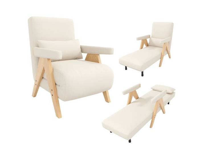 Canapé convertible Canapé-lit 3 en 1 design moderne pour salon chambre appartement adapté à l'espace de vie