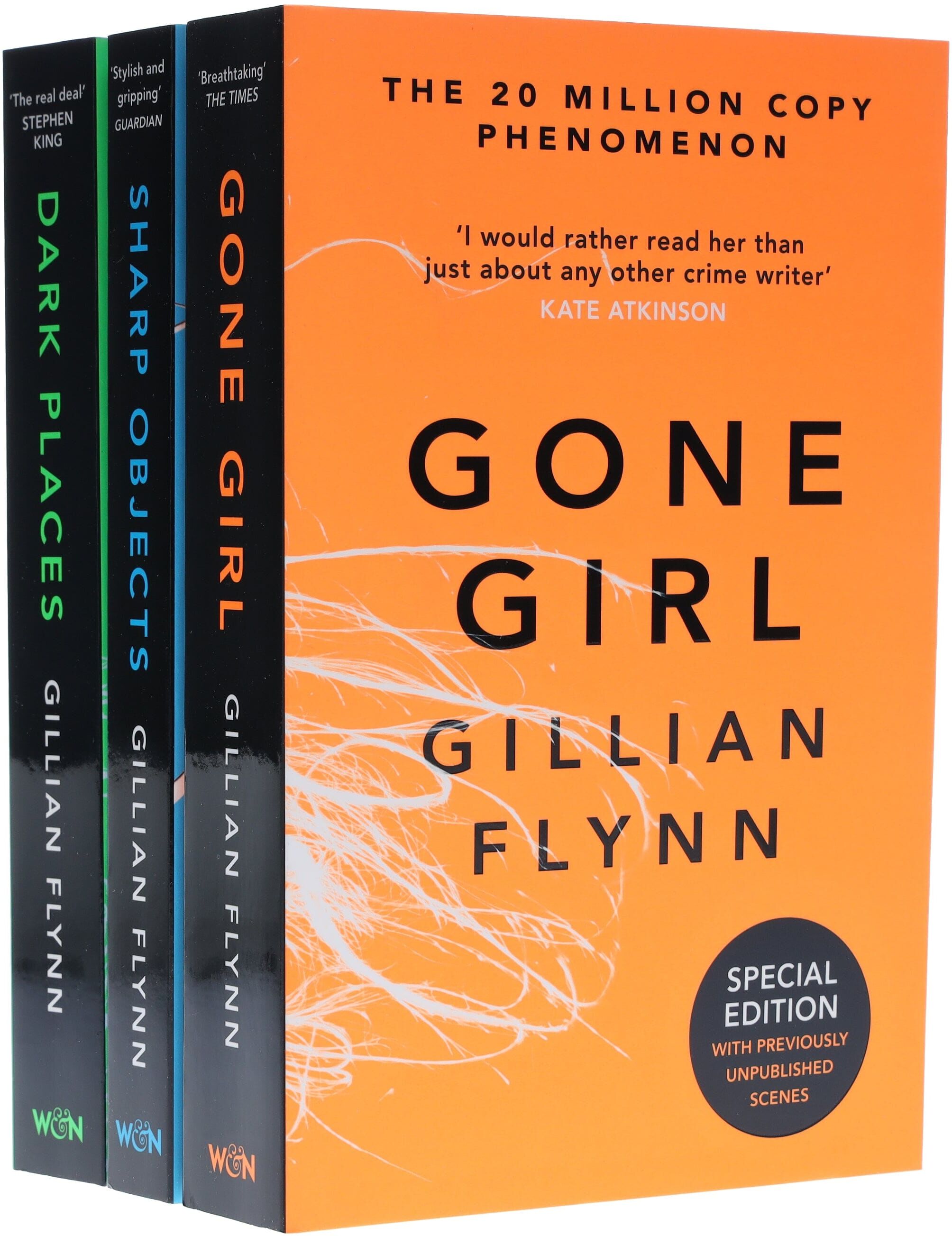 Gillian Flynn: Gone Girl, Sharp Objects & Dark Places 3 Books Collection Set - Fiction - Paperback Hachette
