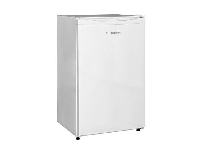 Telefunken Kühlschrank CF-31-121-W, 82.1 cm hoch, 48 cm breit, Ohne Gefrierfach, Freistehend, 90 Liter Nutzinhalt, Klein, Weiß