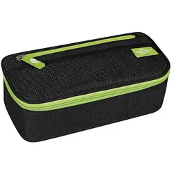 Wedo 24243011 Etui Weiches Federmäppchen Polyester Schwarz, Grün