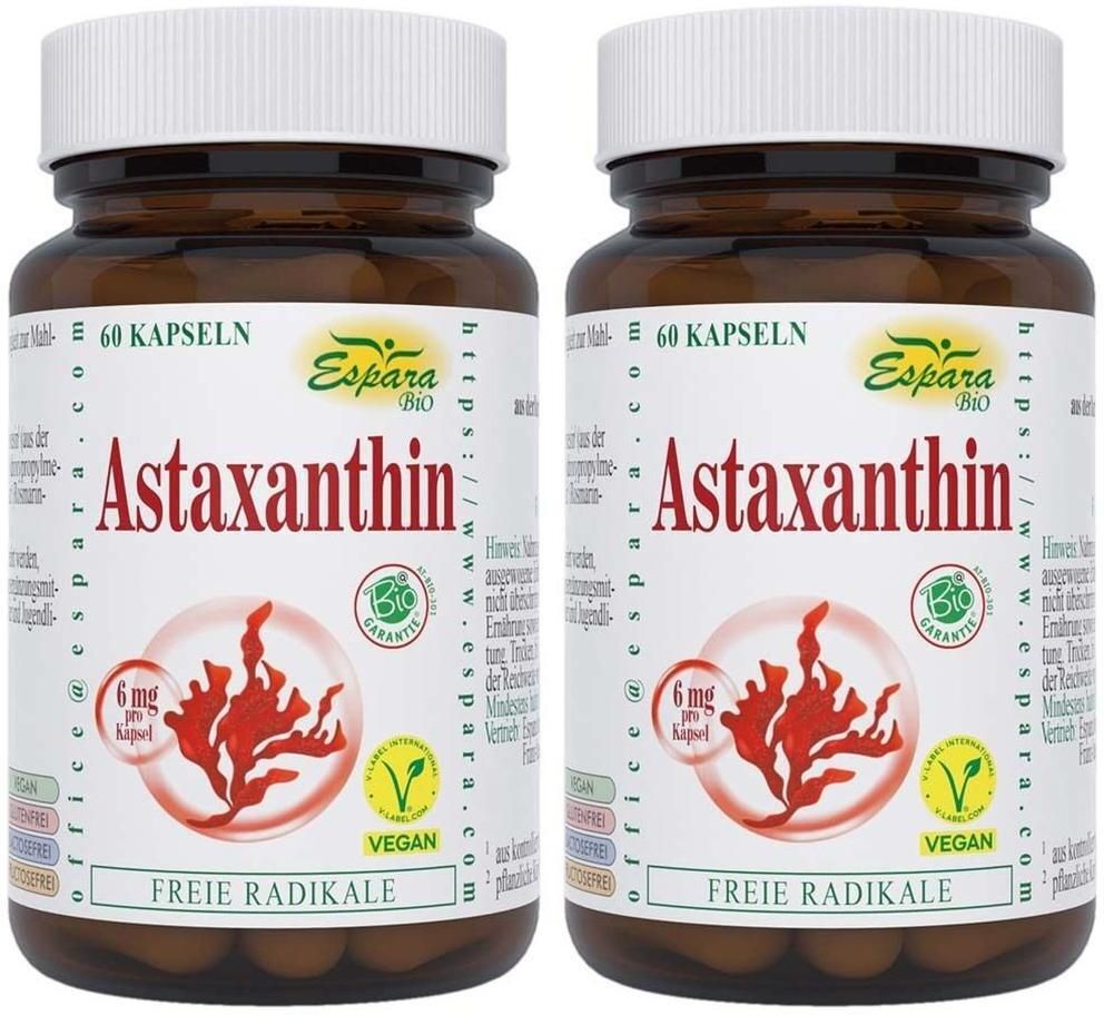 Espara Astaxanthin BIO Kapseln 2x 2x60 St