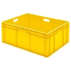 LA-KA-PE Stapeltransportkasten 800x600x320mm gelb