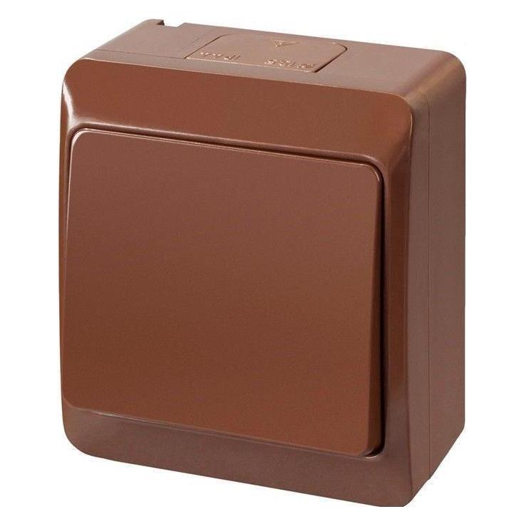 Elektro-Plast TWO WAY SWITCH 0331-06 IP44 BROWN (0331-06)