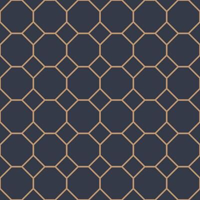 Galerie Wallcoverings Just Kitchens Bee Hive Vinyl on Non-woven Matte Wallpaper Roll