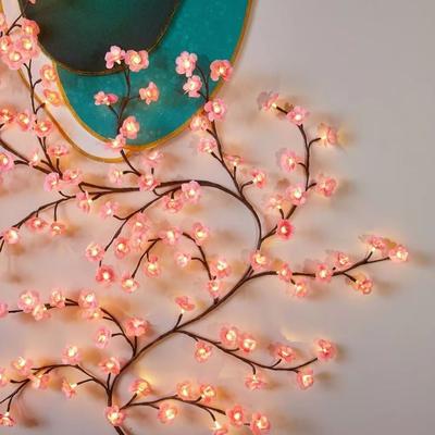 Inspired Finds Cherry Blossom Willow Vine Lights USB Bendable Branch Decor 72 Led