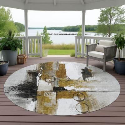 Addison Rugs Machine Washable Indoor/ Outdoor Modern Griffin Chantille Rug