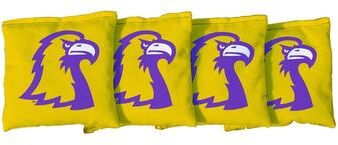 Skip's Garage Tennessee Tech TTU Golden Eagles Yellow Cornhole Bags