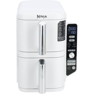 Ninja Heißluftfritteuse Double Stack XL, SL400EUWH, 6 Programme, 2470 Watt, Doppelkammer 2x 4,75 Liter
