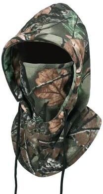 Uplift Treasures Warm Fleece Balaclava Face Mask Hood For Winter camouflage Green