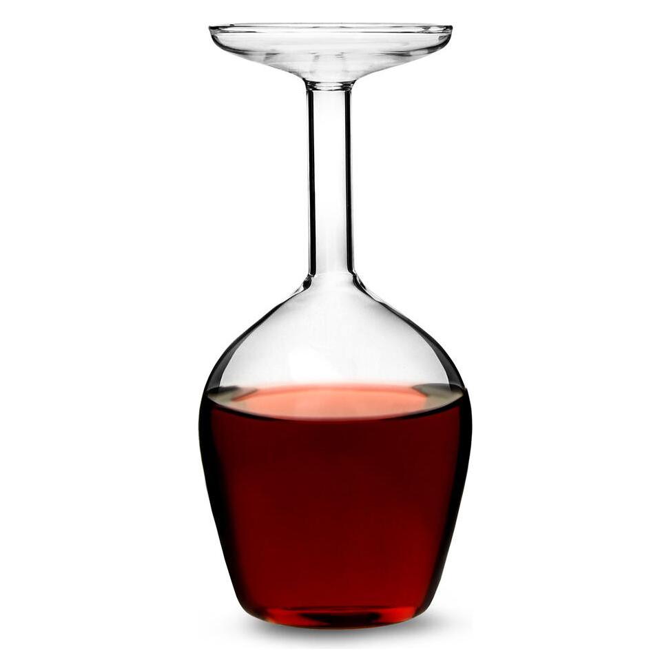 Winkee Verkehrtes Weinglas (37.50 cl, 1 Glas, Rotweingläser) (13971)
