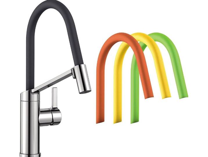 Blanco Spültischarmatur Hochdruck chrom Brause Keramikscheiben Kartusche VIU S 524813