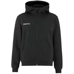 CRAFT Community 2.0 Logo Kapuzenjacke Damen 999000 - black XS