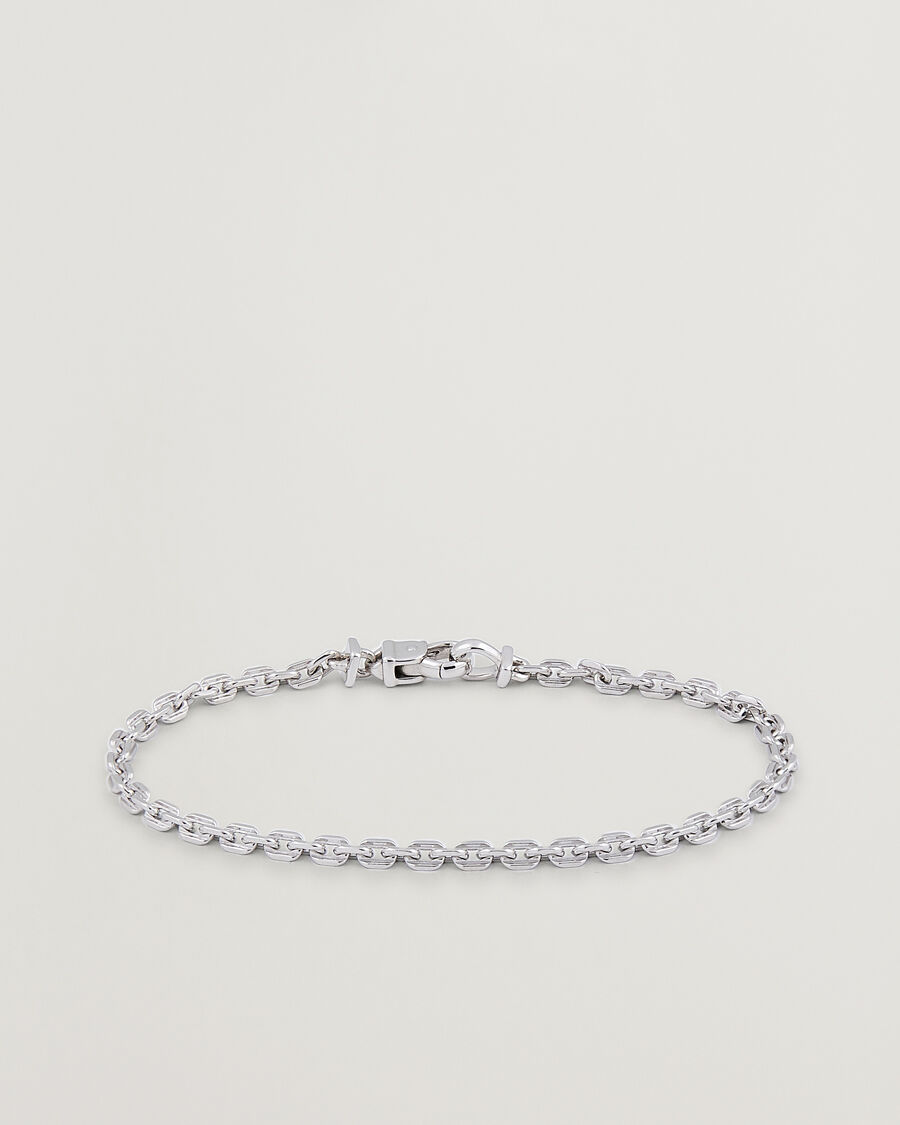 Tom Wood Anker Chain Bracelet Silver men M Sølv