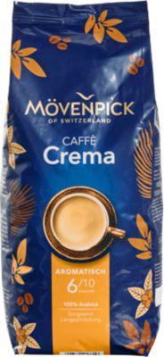Mövenpick Kaffee Caffè Crema, Intensität 6/10, für Kaffee-Vollautomaten, ganze Bohnen, 1 kg