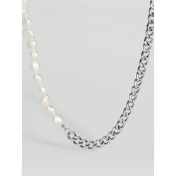 Northern Legacy Kattegat Pearl 45cm Necklace Schmuck silver toned Gr. Uni
