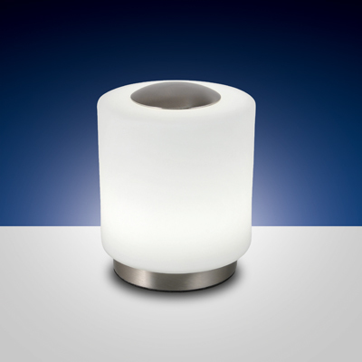 Fabas Luce LED-Tischleuchte SIMI (mit Berührungsdimmer) Nickel matt 3257-30-178 8019282067771