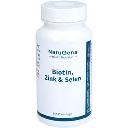 Biotin + Zink + Selen Hochdosiert + Vegan 365 ST