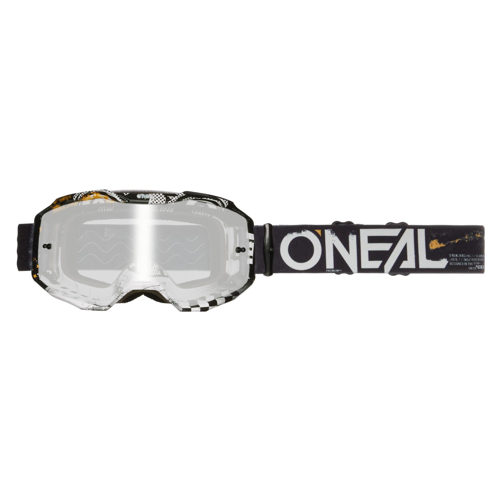 O Neal MTB B-10 (Black, black white*, Silver Mirror) (6029-101)