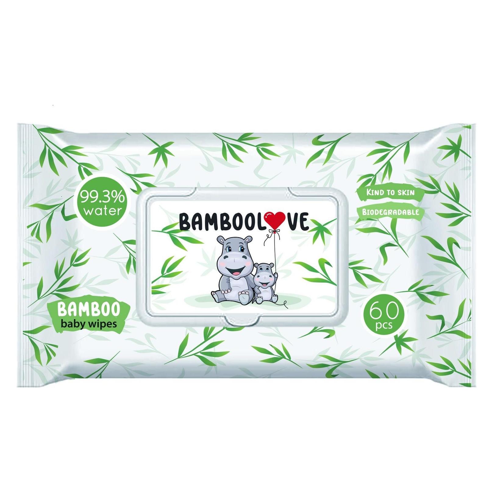 Bamboolove Feuchtigkeitsspezifische Bambuswischtücher 60 Stcs - (37731985)