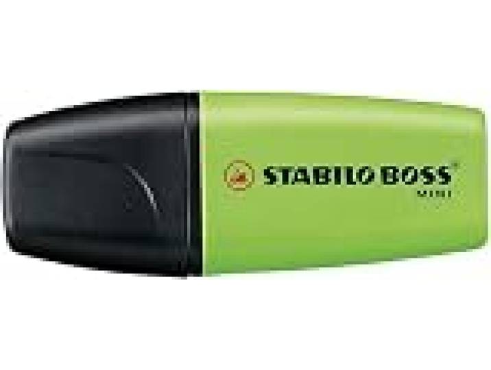 STABILO marqueur Fluorescente Boss Mini. Largeur Trait 2 – Couleur Vert.