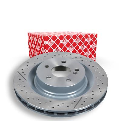 FEBI BILSTEIN Bremsscheibe 44100 Hinterachse Geschlitzt 330mm für Mercedes