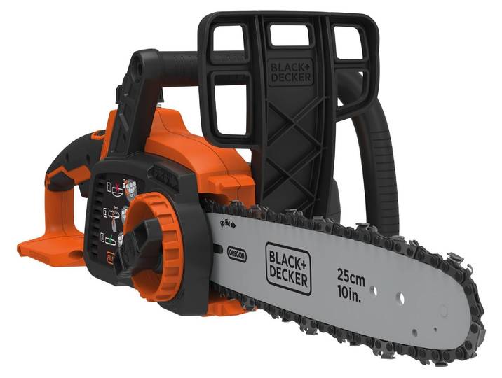 Black & Decker Akku-Kettensäge\, 18V ohne Akku\, 25cm