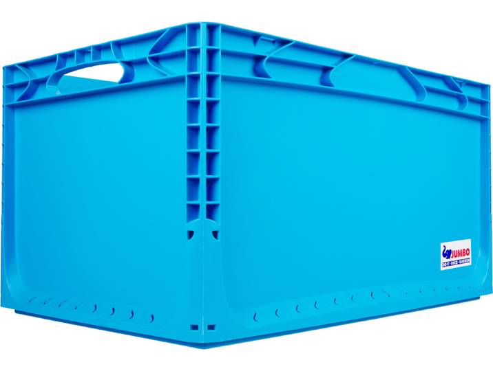 Jumbo Euronormbox Blau 60 × 40 × 32 cm 64 l