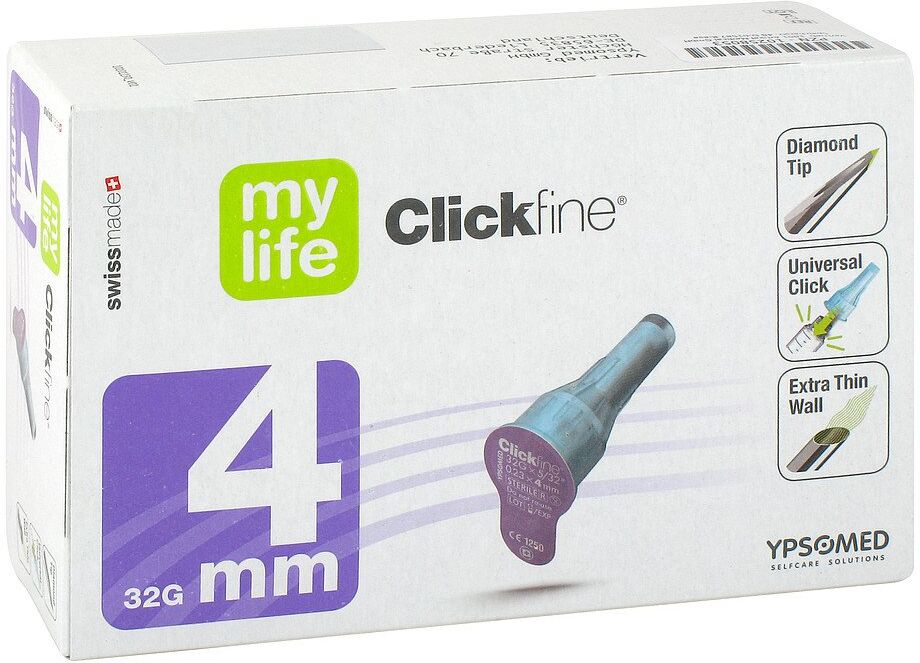 Clickfine Universal 4 Kanülen 0,23x4 mm