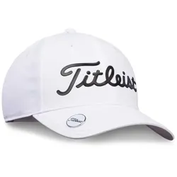 Titleist Junior Plaqyers Performance Ballmarker Cap weiss