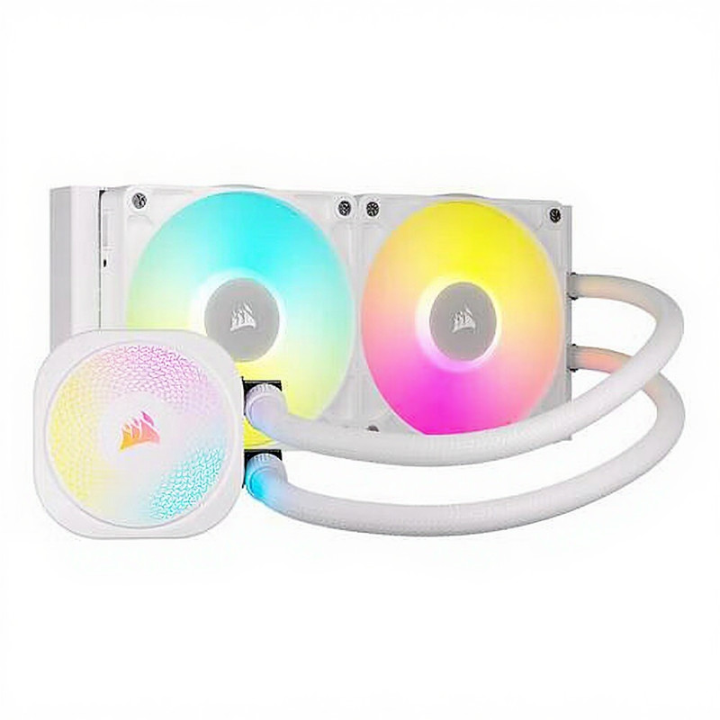 Corsair iCUE LINK TITAN RX RGB processor alles-in-één vloeistofkoeler 12 cm wit