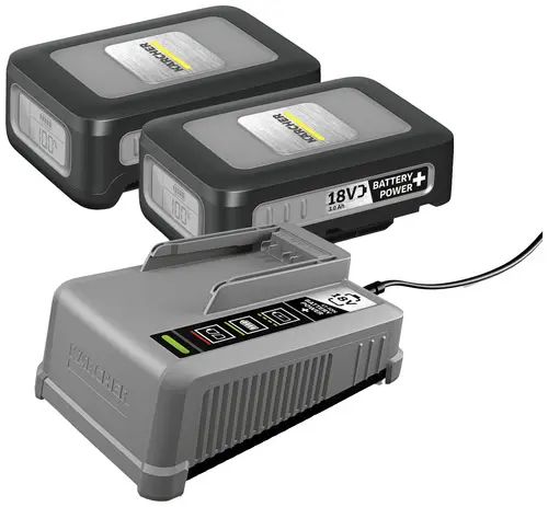 Kärcher Professional 2.445-072.0 Starter Kit Battery Power+ 18/30 Werkzeug-Akku und Ladegerät 18V 3Ah Li-Ion