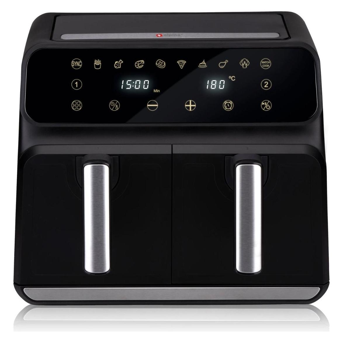 alpina Doppel-Heissluftfritteuse 8L 1700W (8 l) (871125224012)