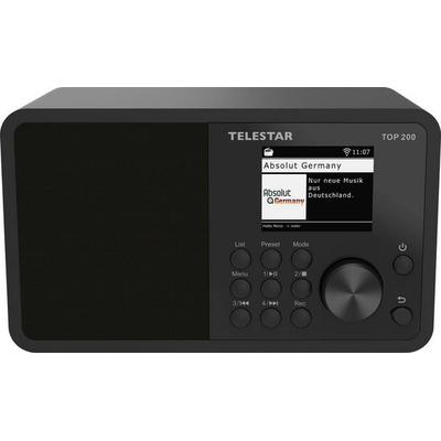 Telestar TOP 200 Schwarz Internet Kofferradio Internet, DAB+, UKW Schwarz -