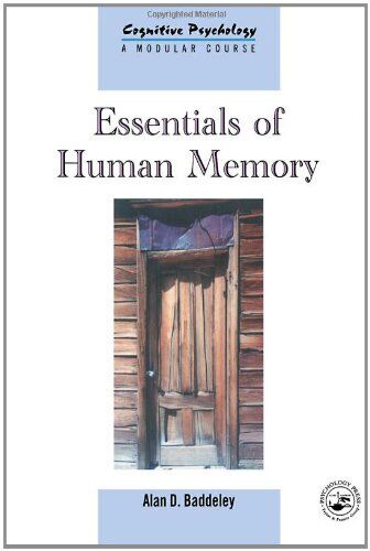 Baddeley, Alan D. - Essentials of Human Memory (Cognitive Psychology,) - Preis vom 09.10.2026 07:28:09 h