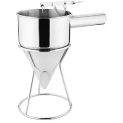 Vogue Fondanttrichter Edelstahl 1,3L