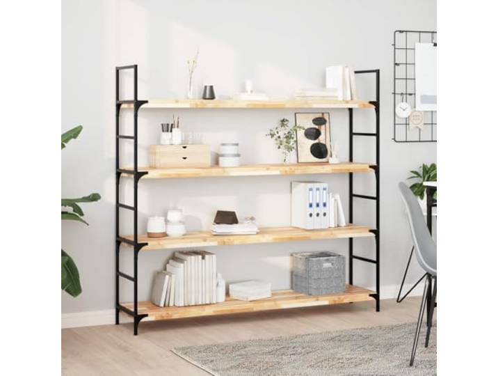 IBUQDDV Schweberegale 2 STK. 140x30x4 cm Massivholz Akazie Unbehandelt Massives Akazienholz, unbehandelt, DIY-Gestaltung, vielseitig einsetzbar, platzsparend, natürliche Maserung
