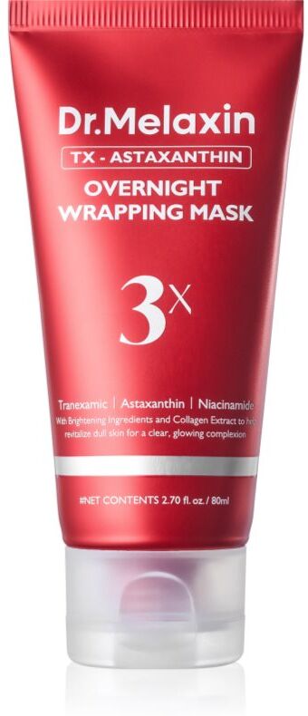Dr. Melaxin TX Astaxanthin Overnight Wrapping Mask soothing night mask to even out skin tone 80 ml